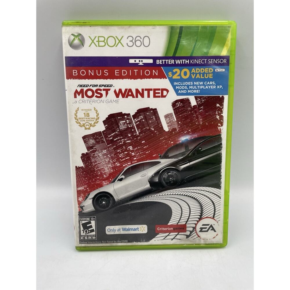 Need for Speed Most Wanted - Microsoft Xbox 360 - TESTED CIB